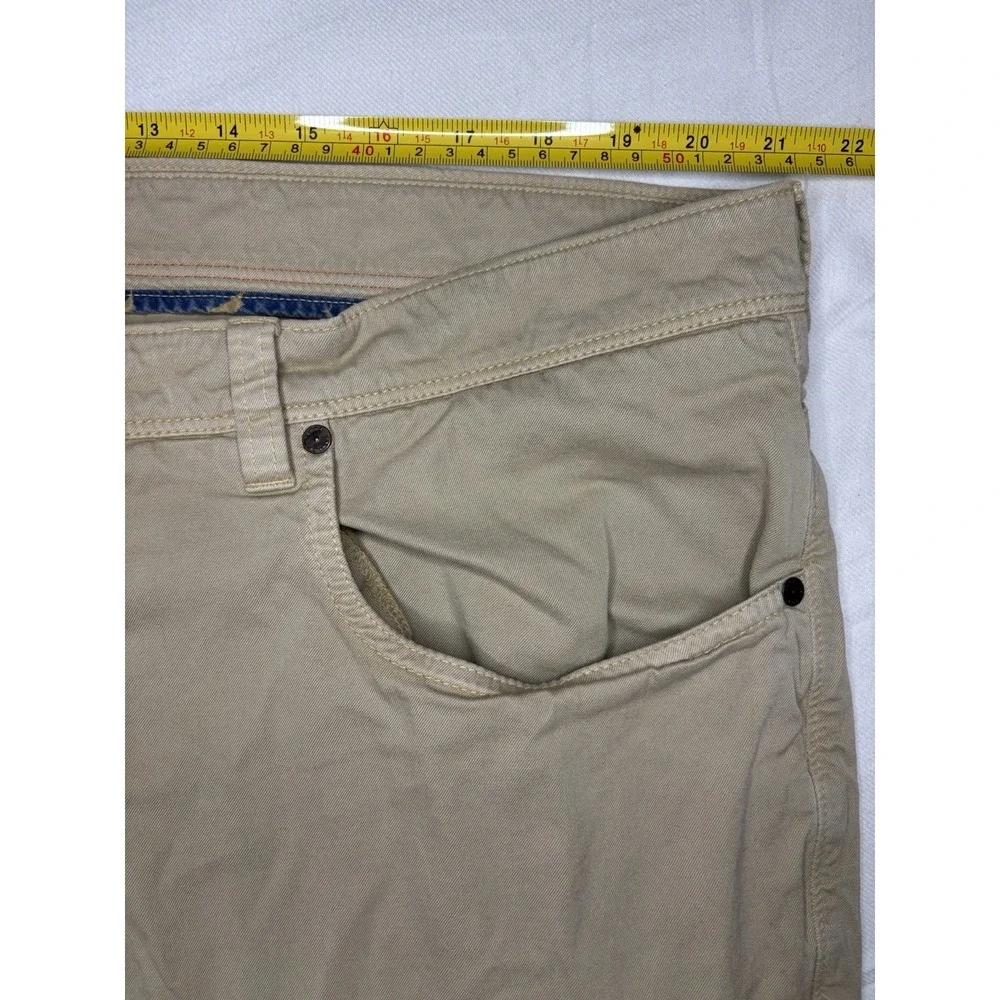 Tommy Bahama Khaki Chino Pants Men's 42x30 Stretch Pima Cotton, Modal, & Spandex